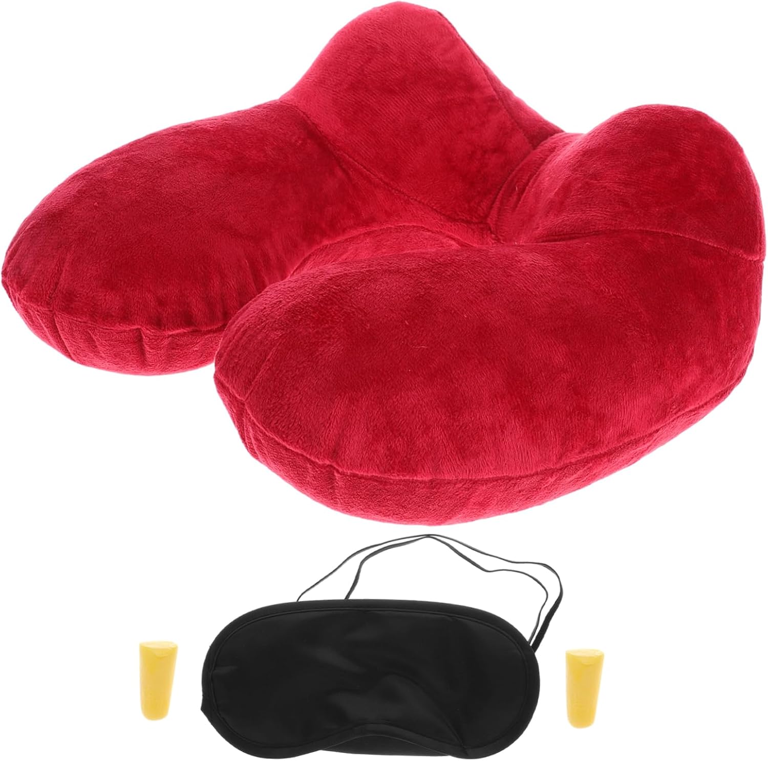 Firm Inflatable U-Shaped Neck Support Pillow for Ergonomic Travel Comfort