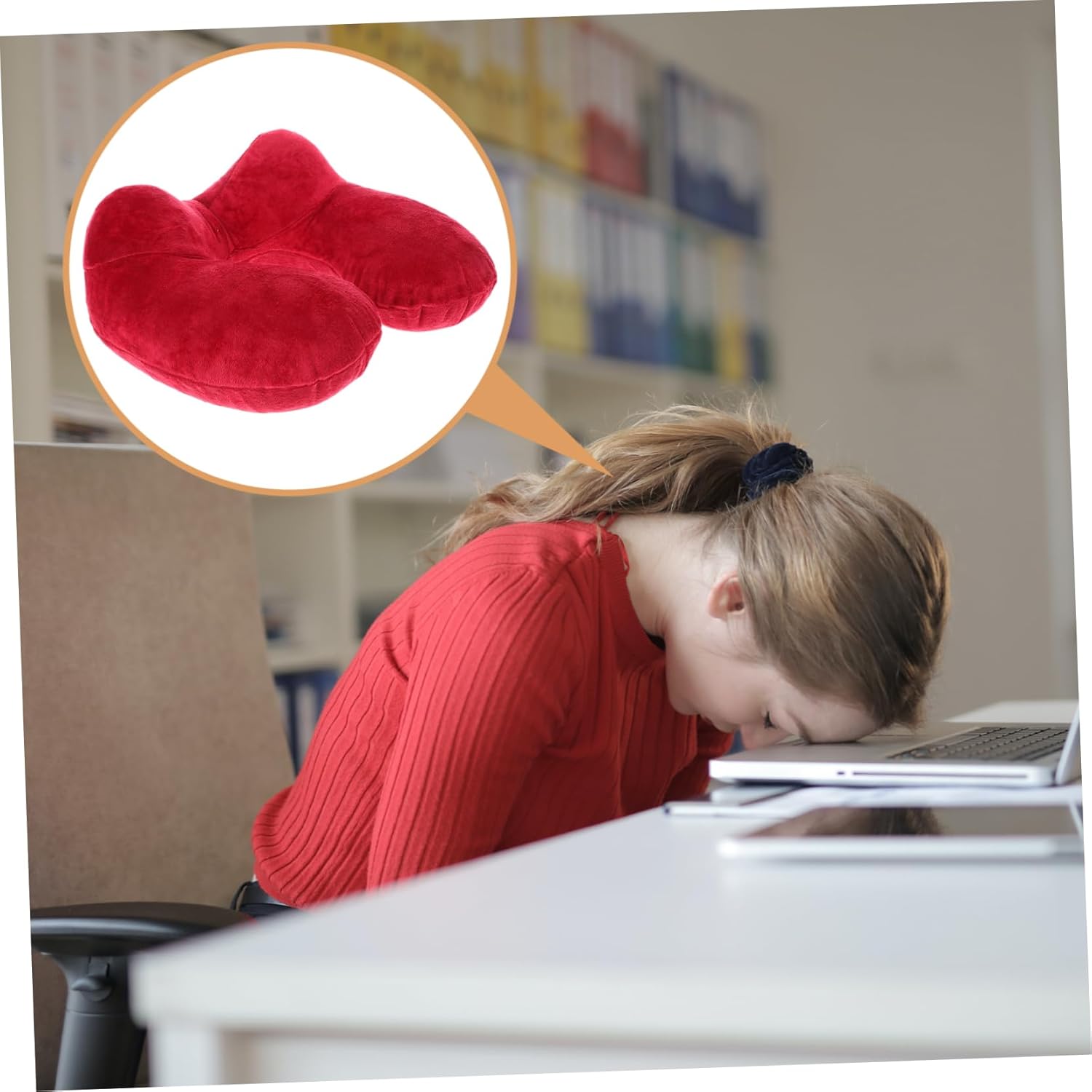 Kisangel Inflatable U-Shaped Neck Pillow for Travel Ergonomic Support for Airplanes Cars Trains