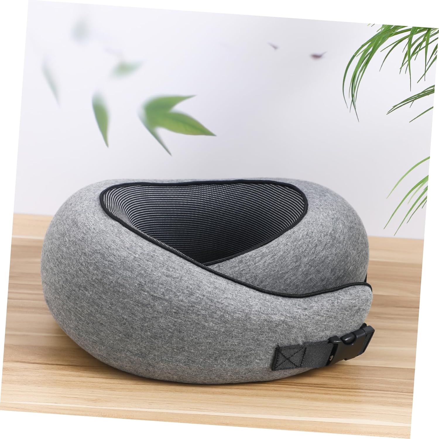 ERINGOGO Memory Foam Travel Pillow for Airplane Car Sleep Supportive Durable