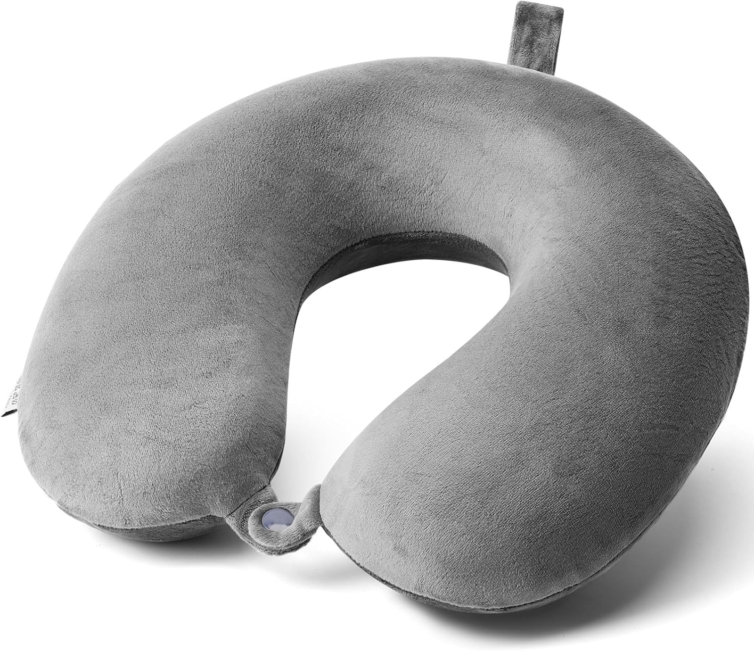 Memory Foam Travel Pillow - Adjustable Compact Lightweight Neck Pillow for Camping Car and Home Use