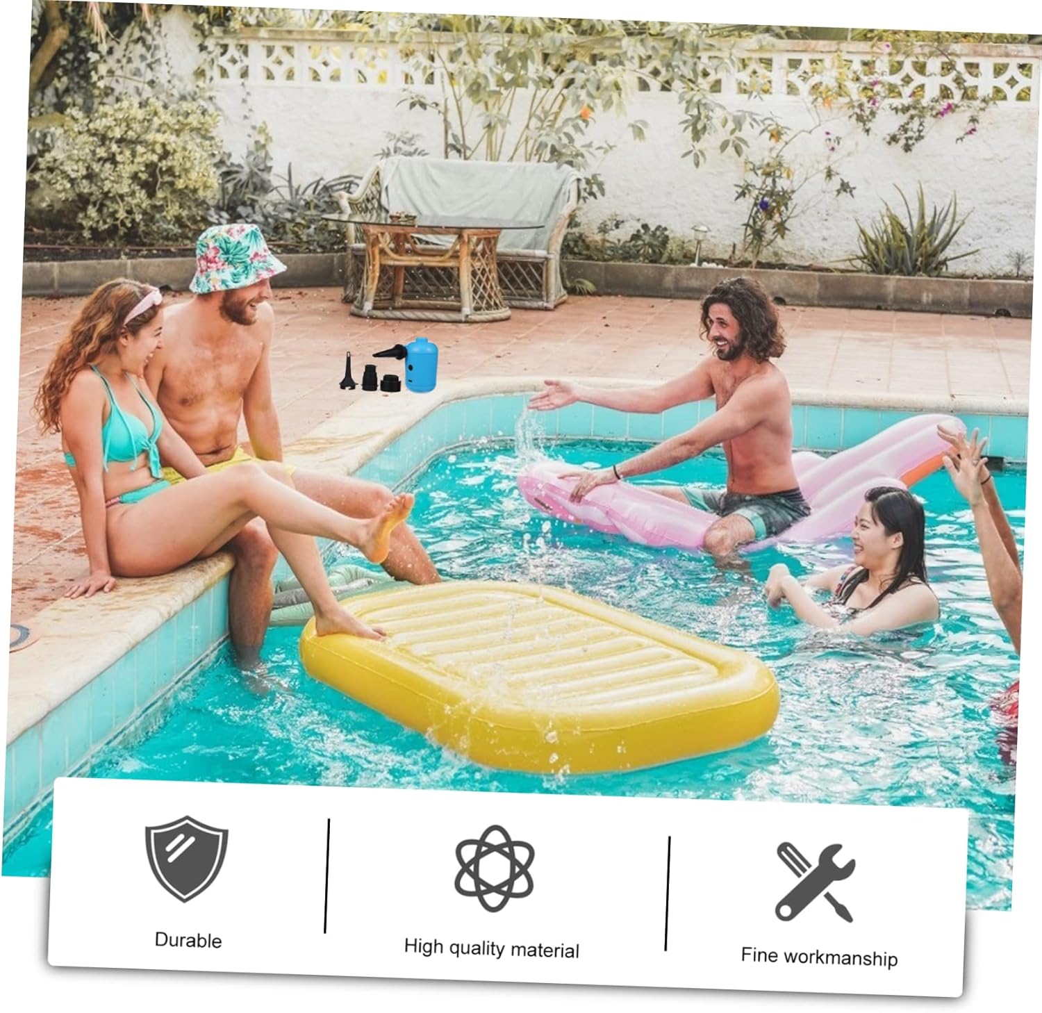 Affordable 2-Pack USB Pump Electric Air Inflator for Basketball Football More