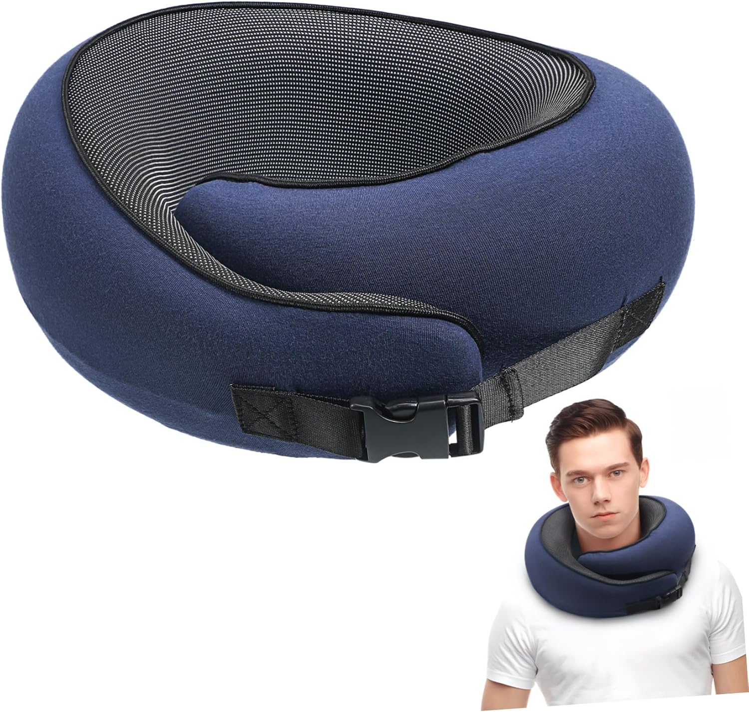 Alipis Travel Pillow for Airplanes Neck Support 3200x2600x1400 cm Travel Pillow Case