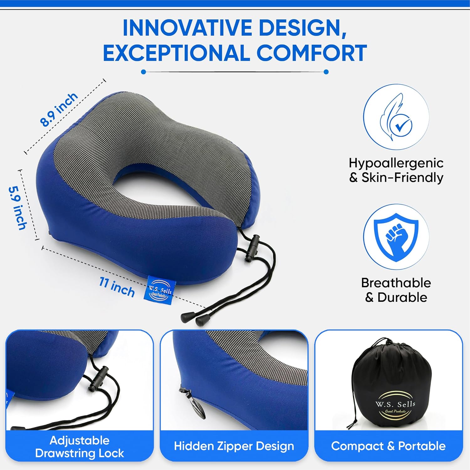 Your Ultimate Comfort Space Travel Neck Pillow for Flights Cars and Beyond