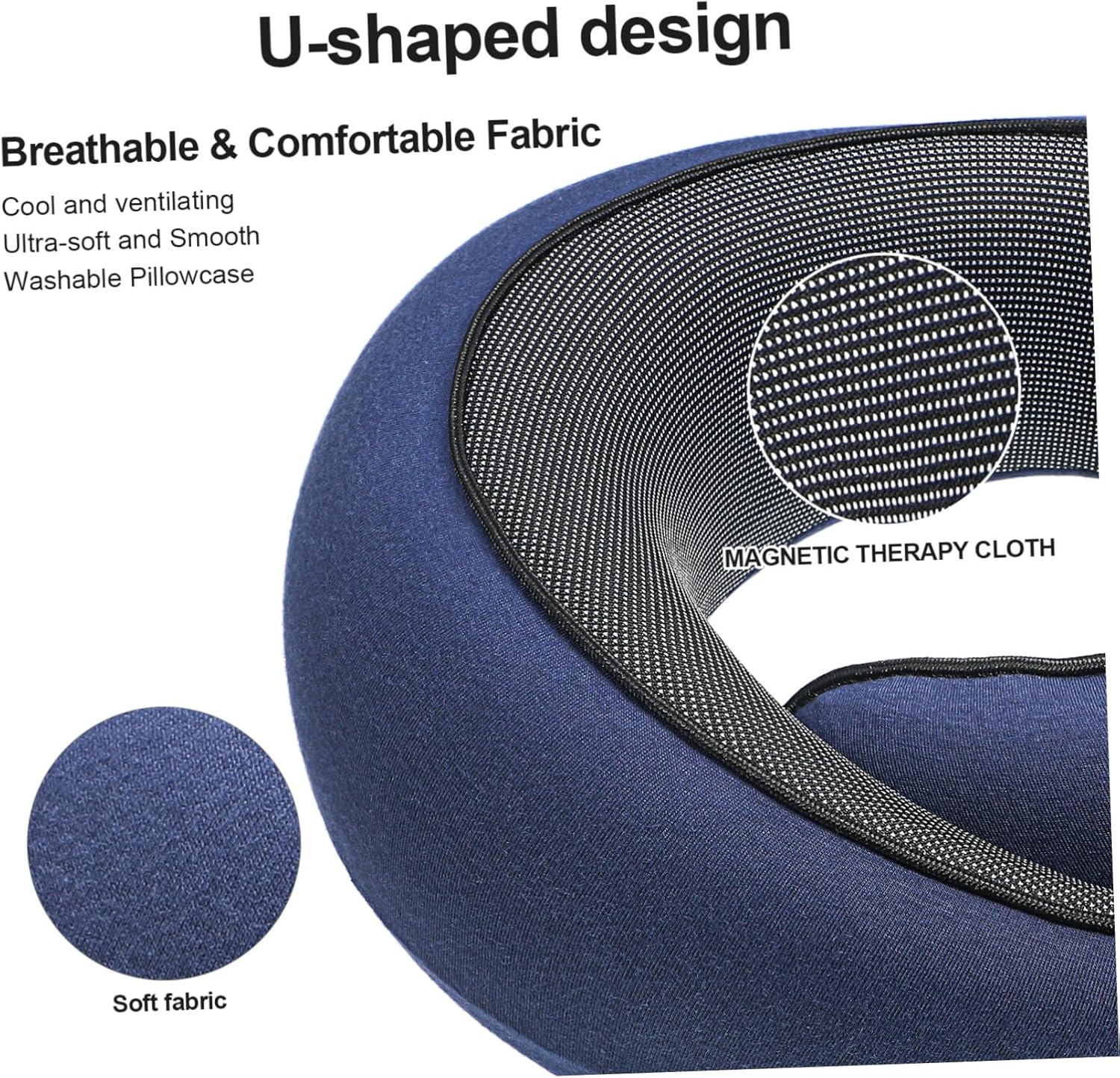 Alipis Travel Pillow for Airplanes Neck Support 3200x2600x1400 cm Travel Pillow Case