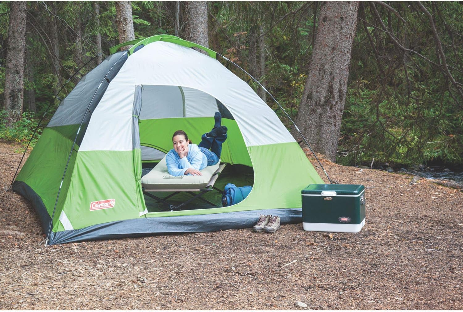 Twin Perfect - Coleman EasyStay Plus Air Mattress - ComfortStrong coils AirTight system Perfect Twin Sleep