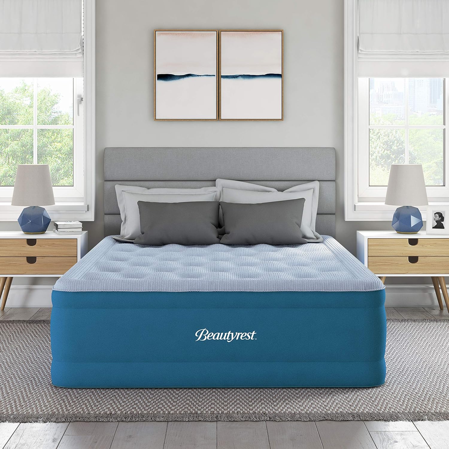 Perfect Sleep Simmons Beautyrest Comfort Plus Express Bed with Dura-Vinyl Pillow Top Air Mattress