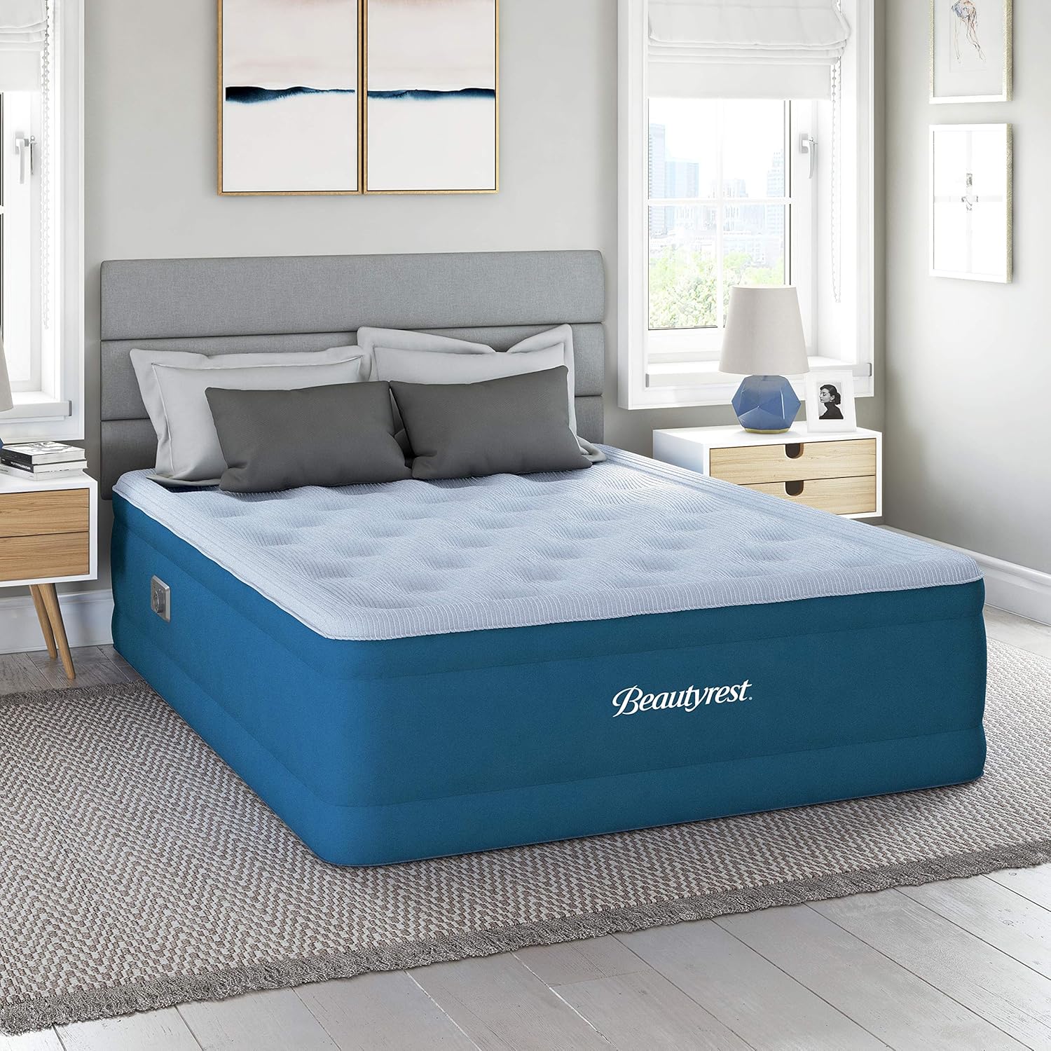 Perfect Sleep Simmons Beautyrest Comfort Plus Express Bed with Dura-Vinyl Pillow Top Air Mattress
